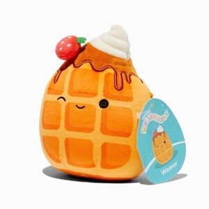 Weaver the Strawberry Waffle: 5” Squishmallow™ Plush (no tag)